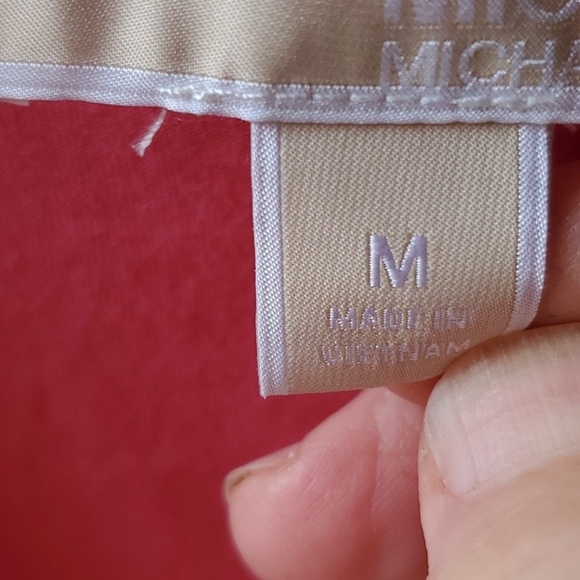 MICHAEL Michael Kors Pink Tank Top with Gold Zipper - Picture 3 of 6